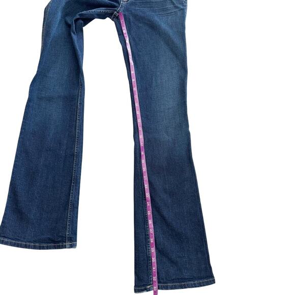 VTG Hudson Jeans Women's 28L Blue Vintage Bootcut Low rise Y2K 90s Made in USA - Picture 9 of 14